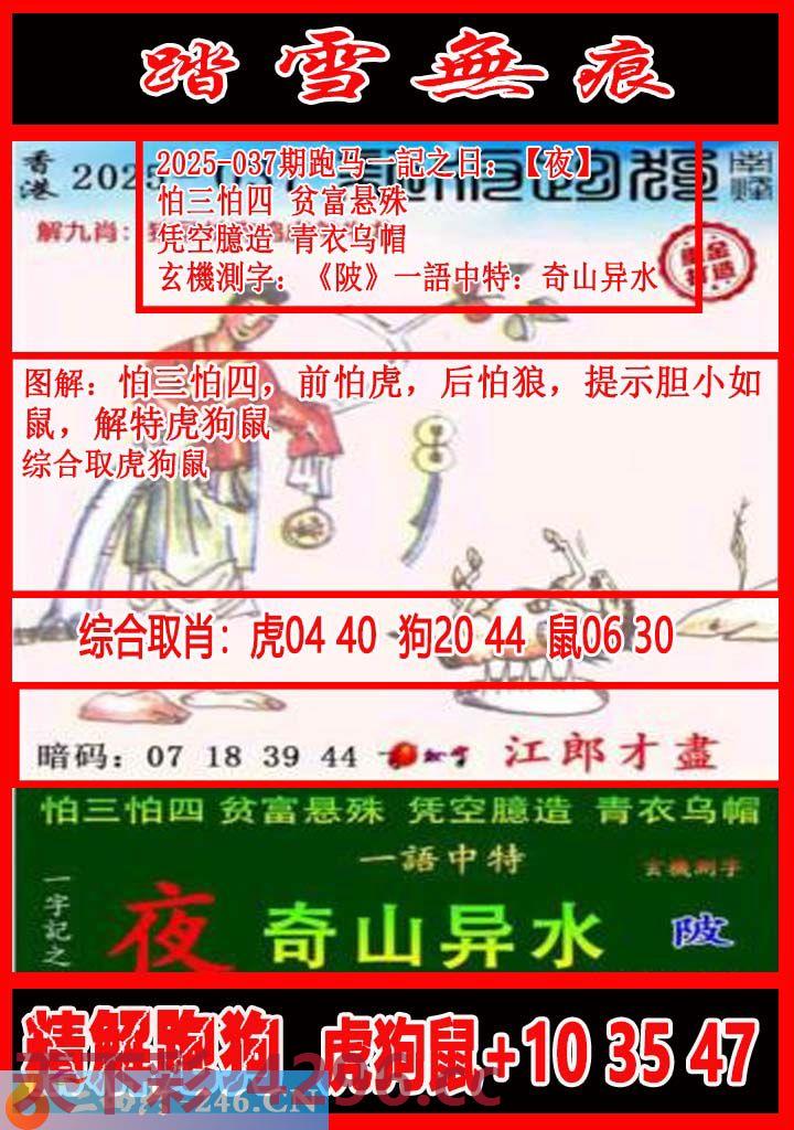：踏雪无痕解跑狗